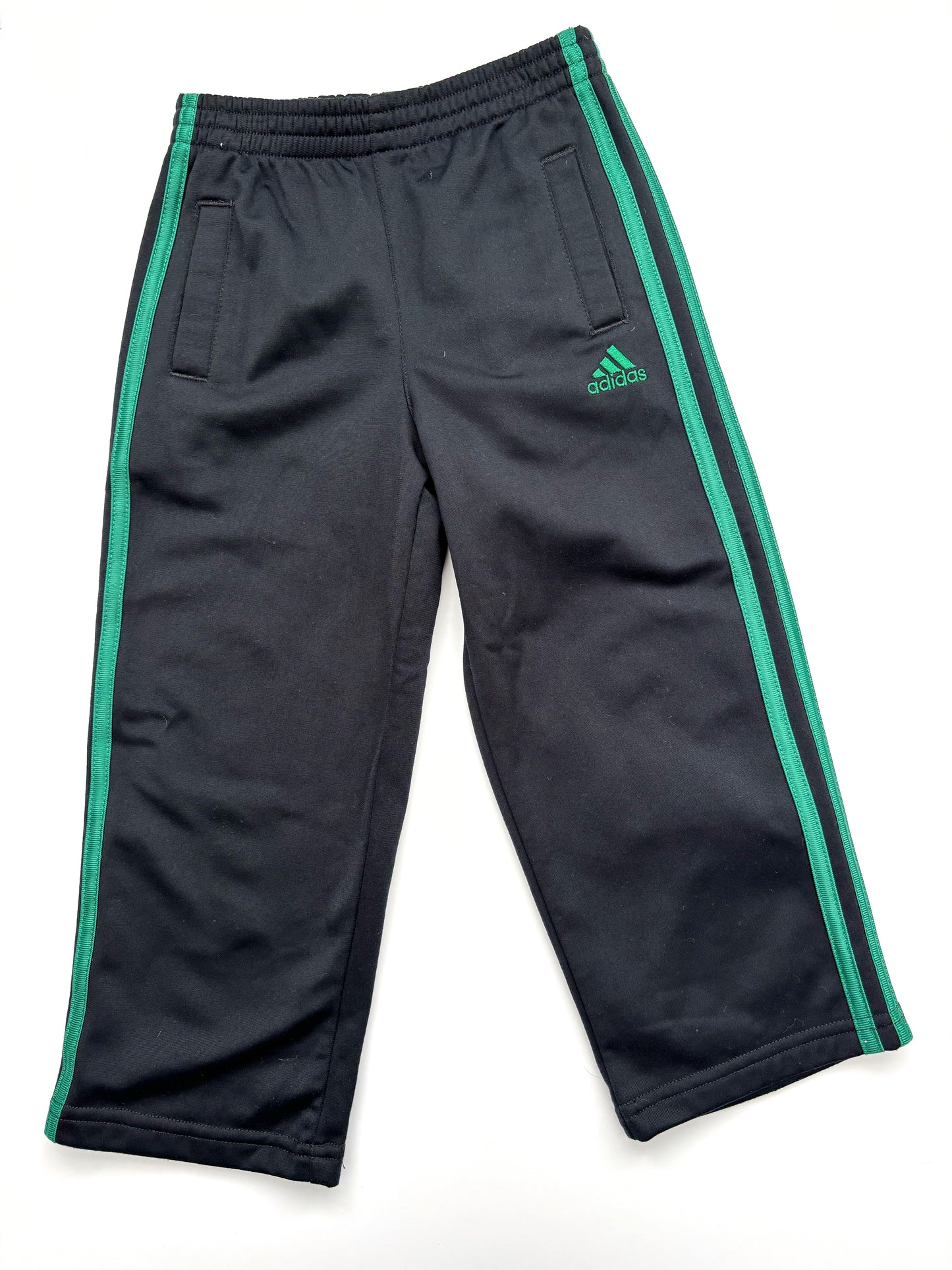 Retro Green & Black Adidas Pants Age 4 Years