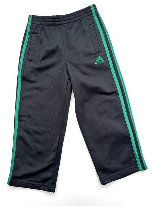 Retro Green & Black Adidas Pants Age 4 Years