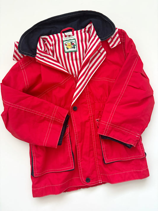 Vintage Red Coat Age 3-4
