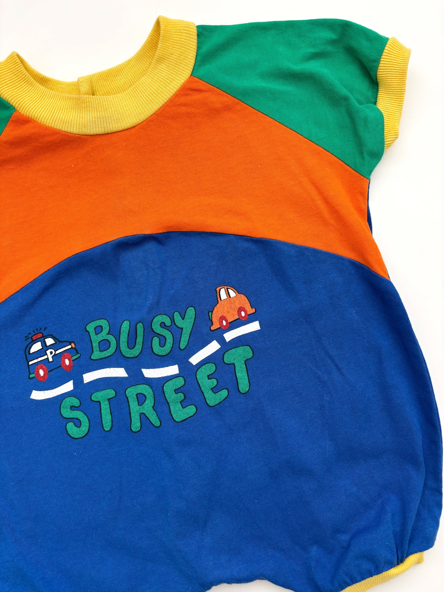 Busy Baby Romper - Vintage Age 1