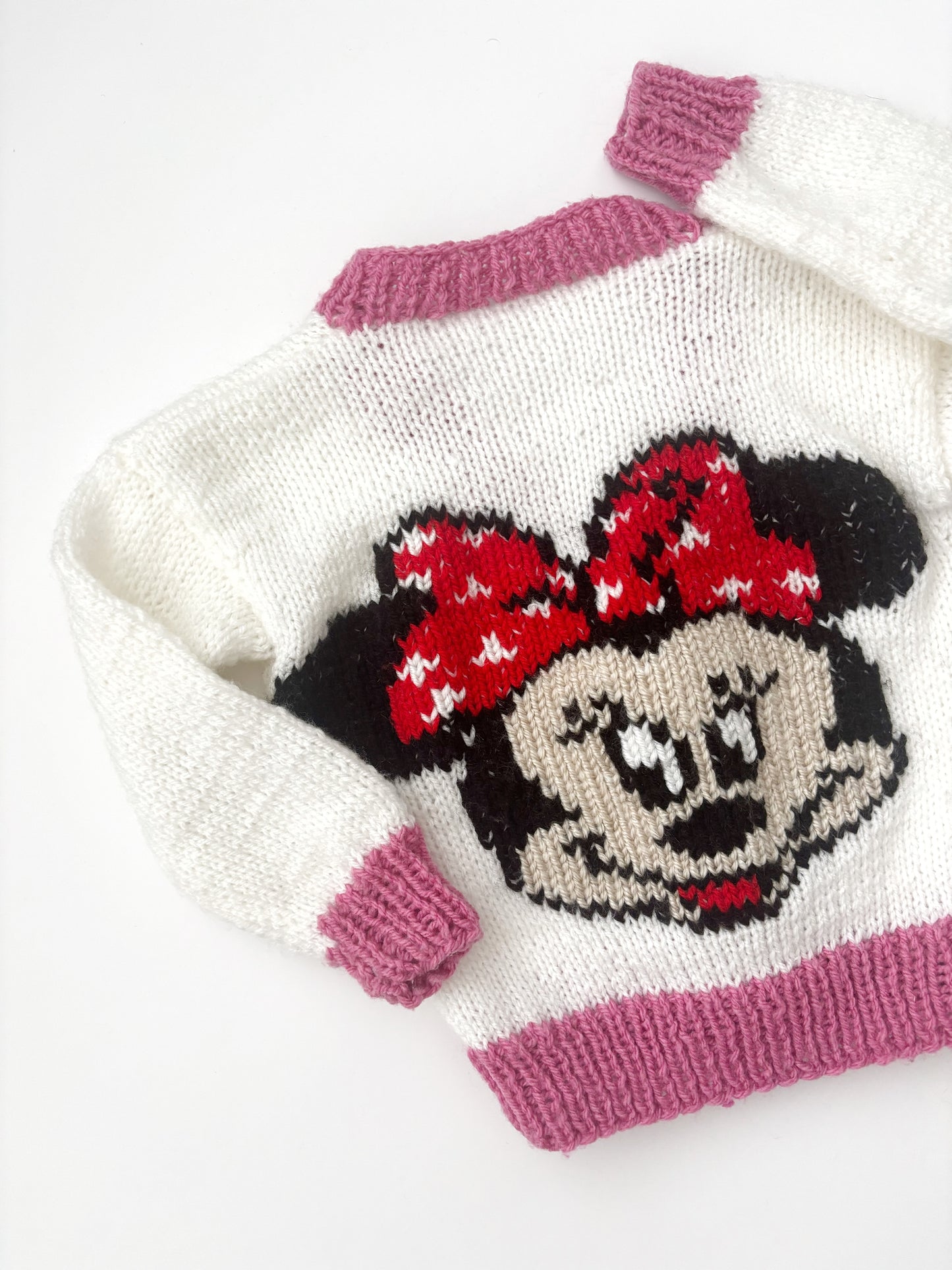 Mini Mouse Handknit Cardigan 2-3 Years