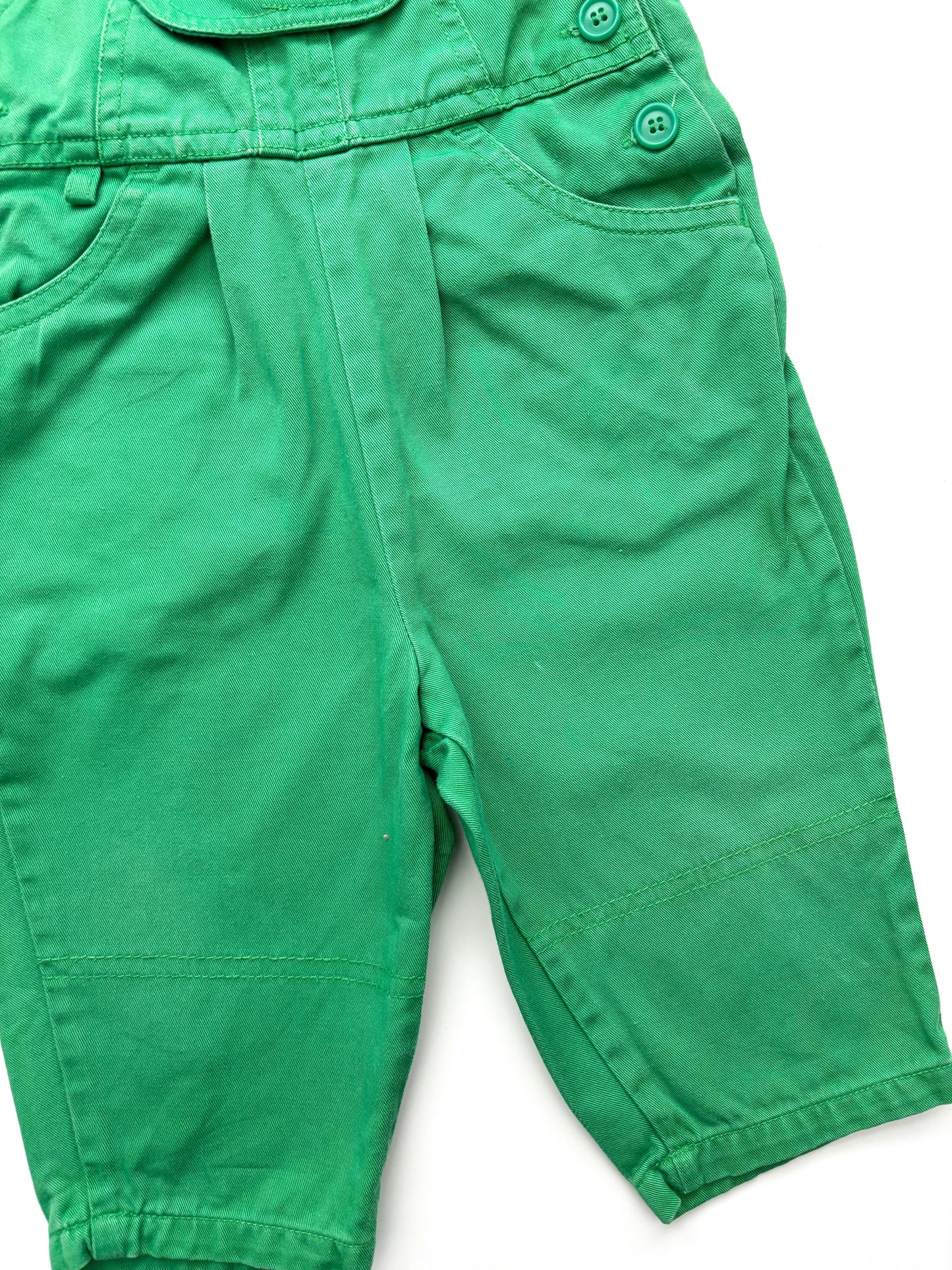Green Adams Dungarees Age 0-6 Months