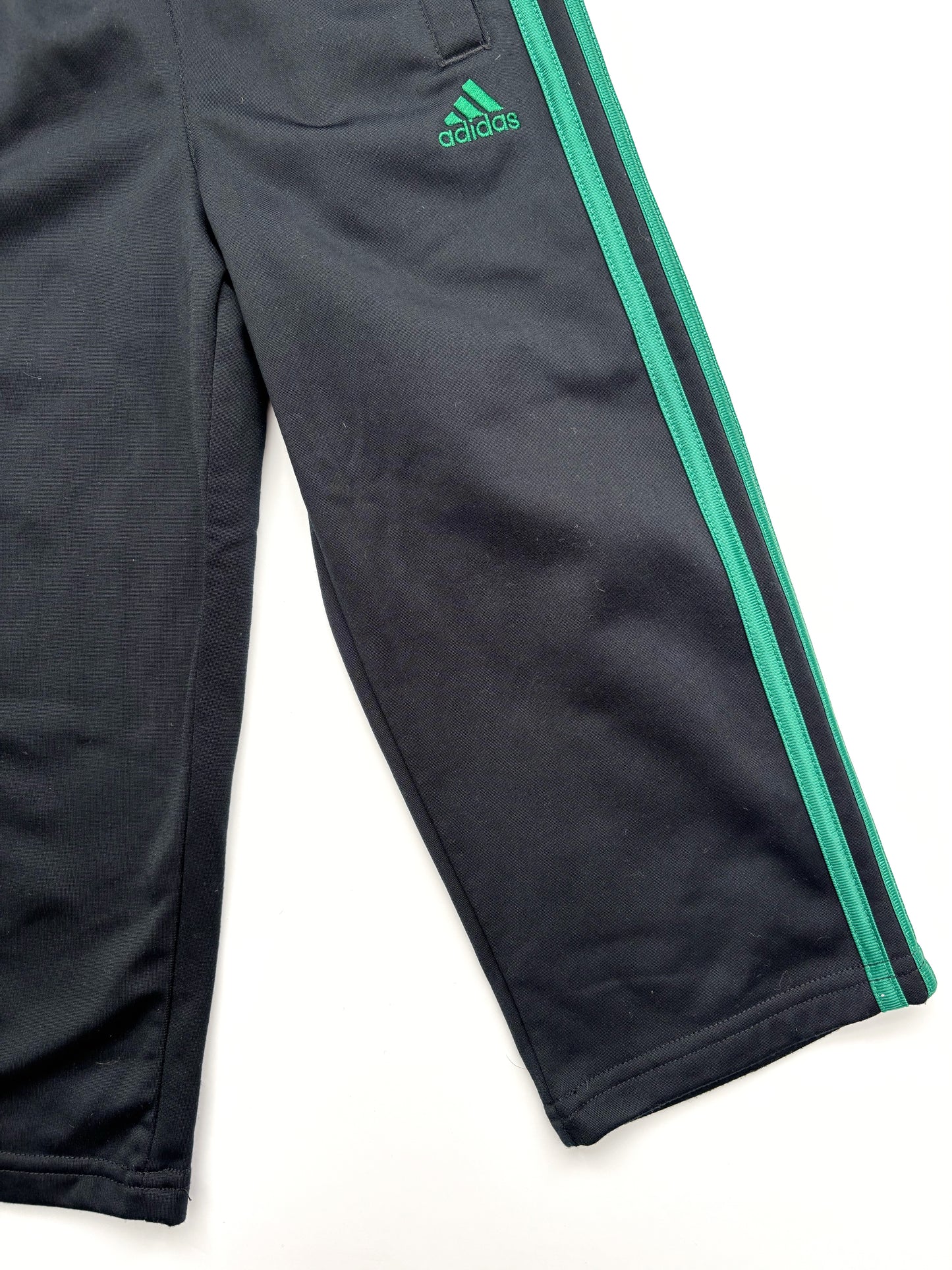 Retro Green & Black Adidas Pants Age 4 Years