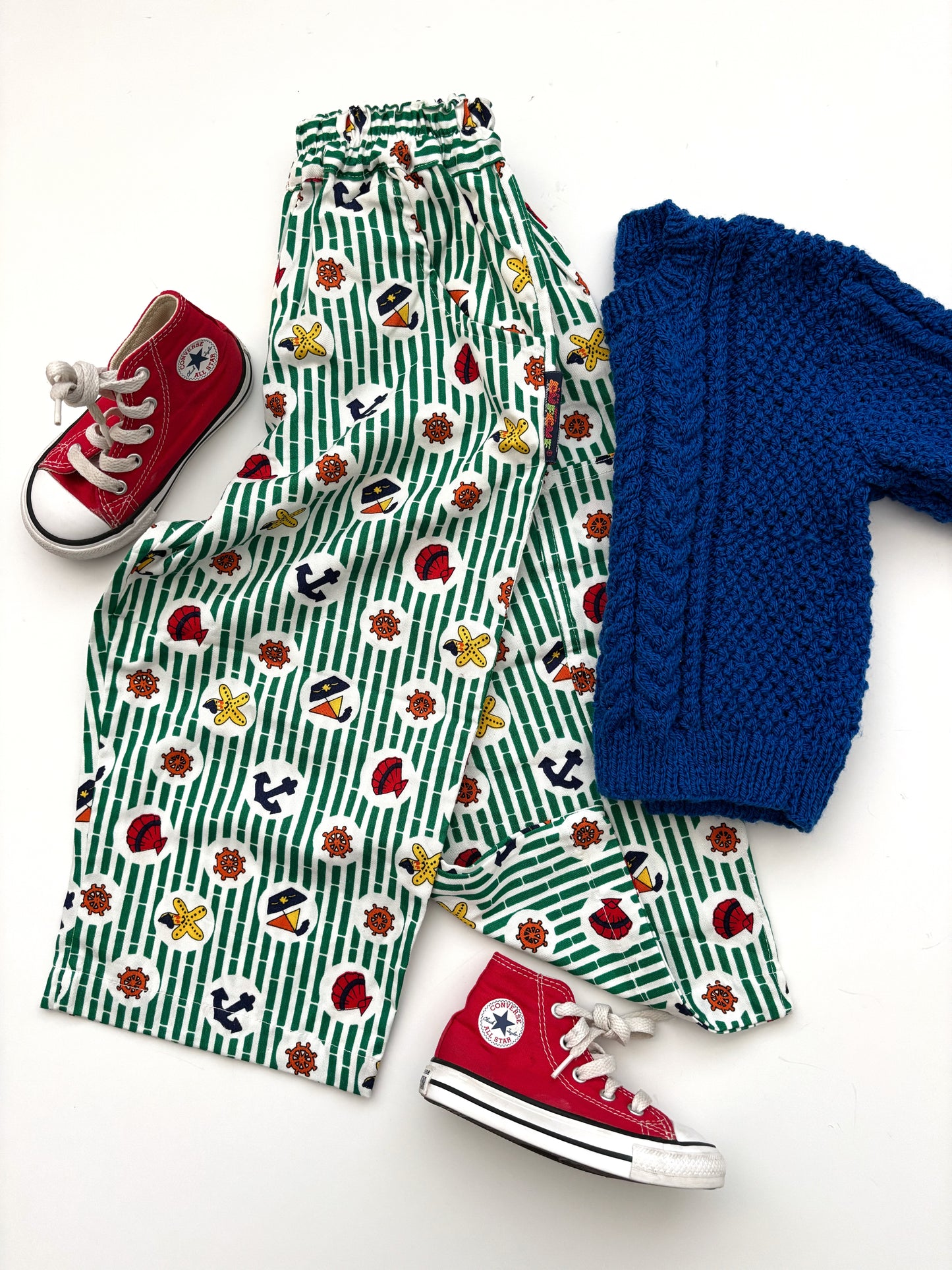 Vintage Stripe Sail Trousers Age 3 Years