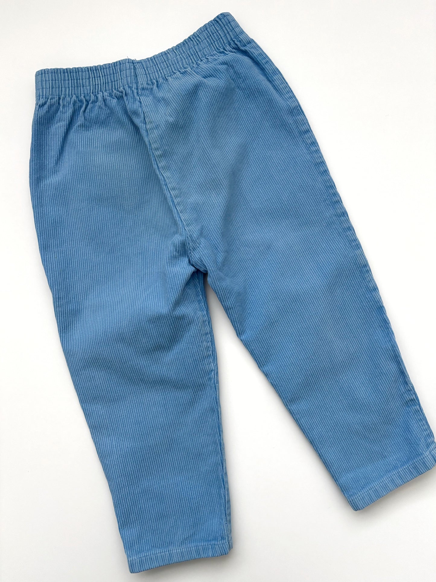 Light Blue Vintage Corduroy Trousers Age 18-24 Months