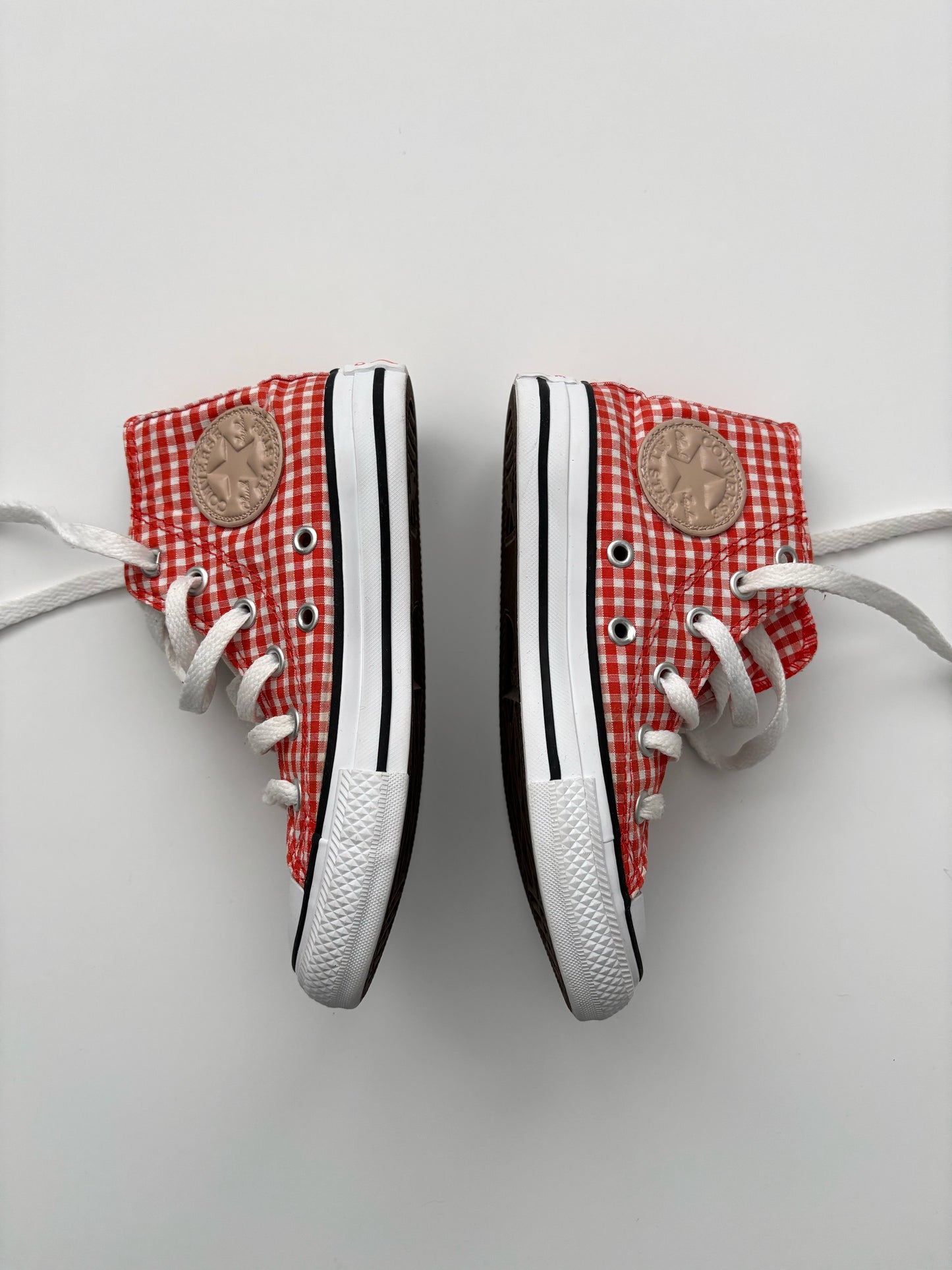 Gingham Converse Trainers