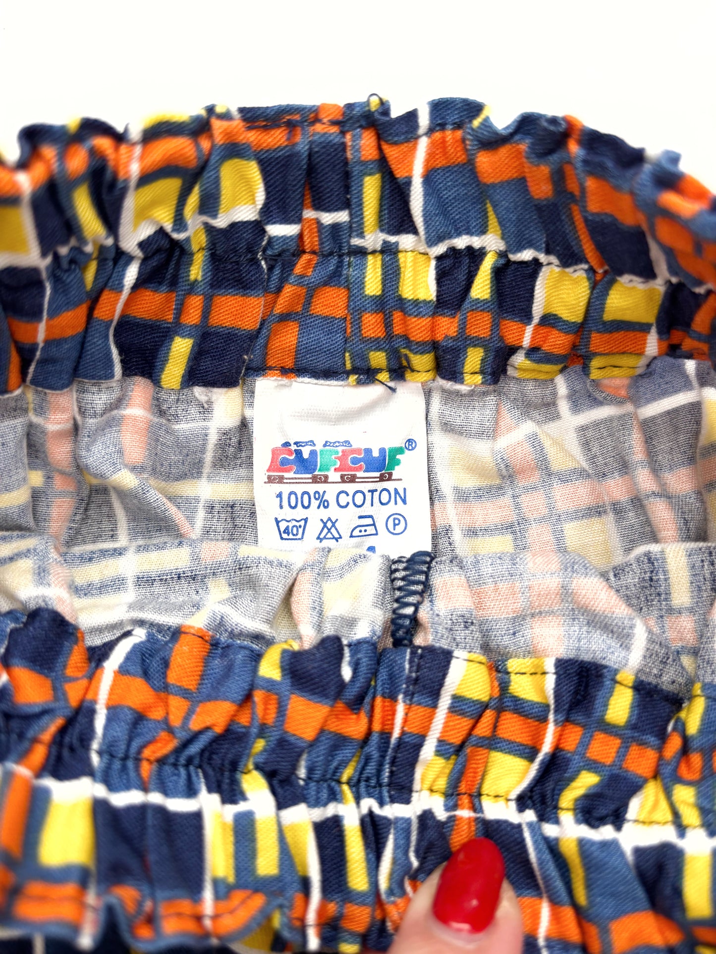 Vintage Check Trousers Age 3 Years