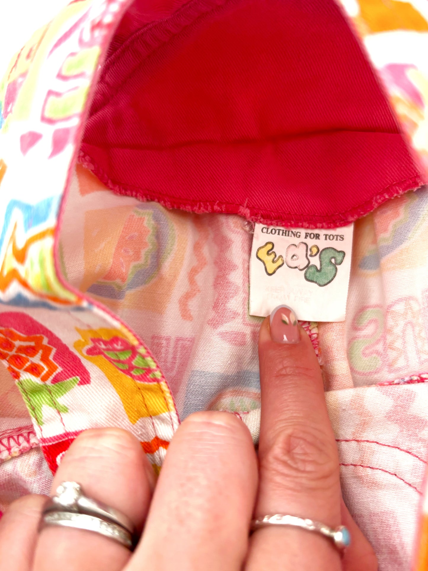 Vintage “Fun” Dungarees Age 12-18 Months