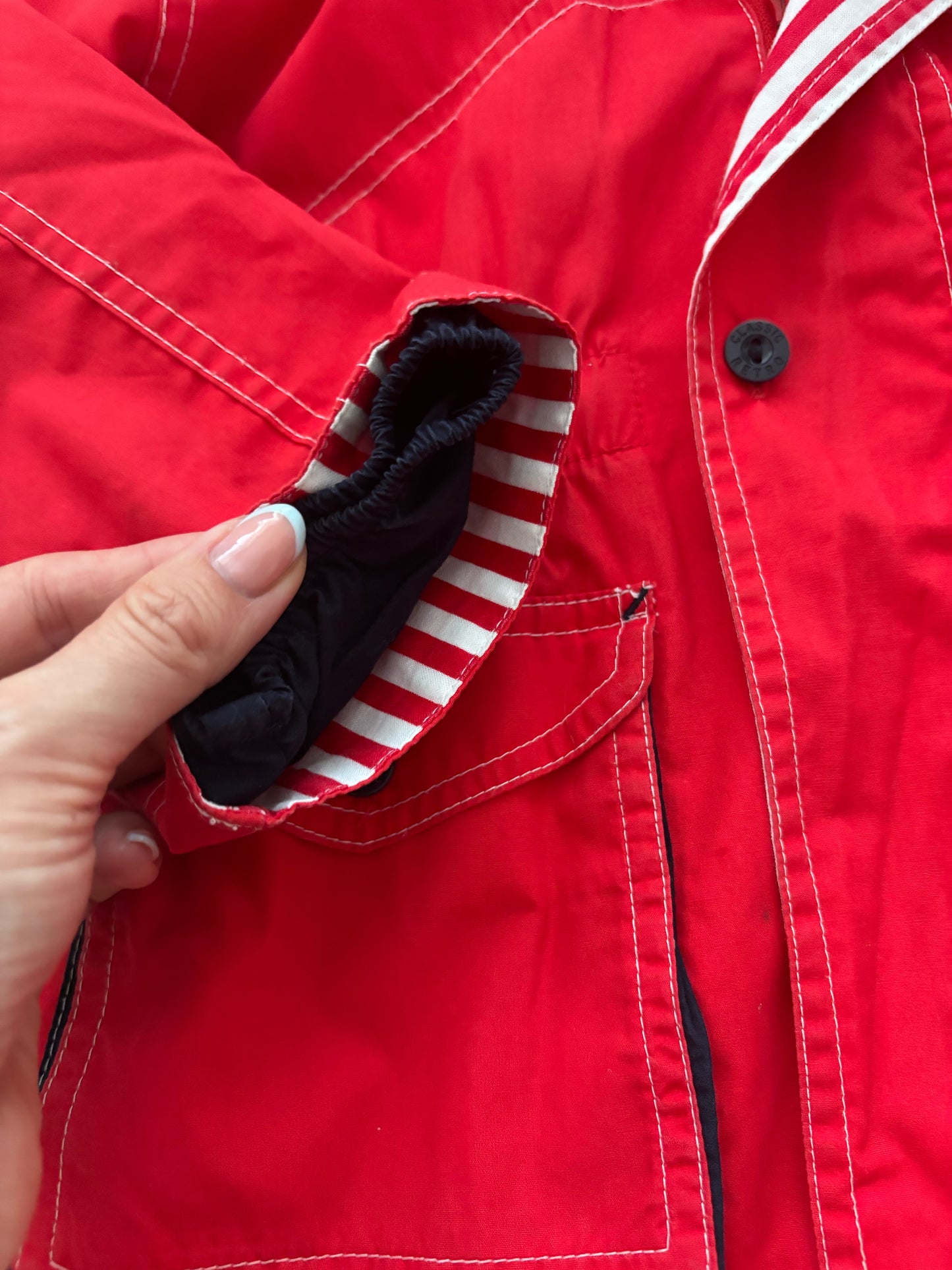 Vintage Red Coat Age 3-4