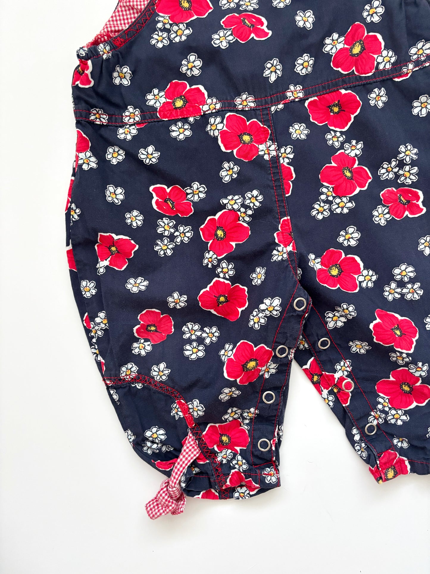 Vintage Poppy Dungarees Age 6-12 Months
