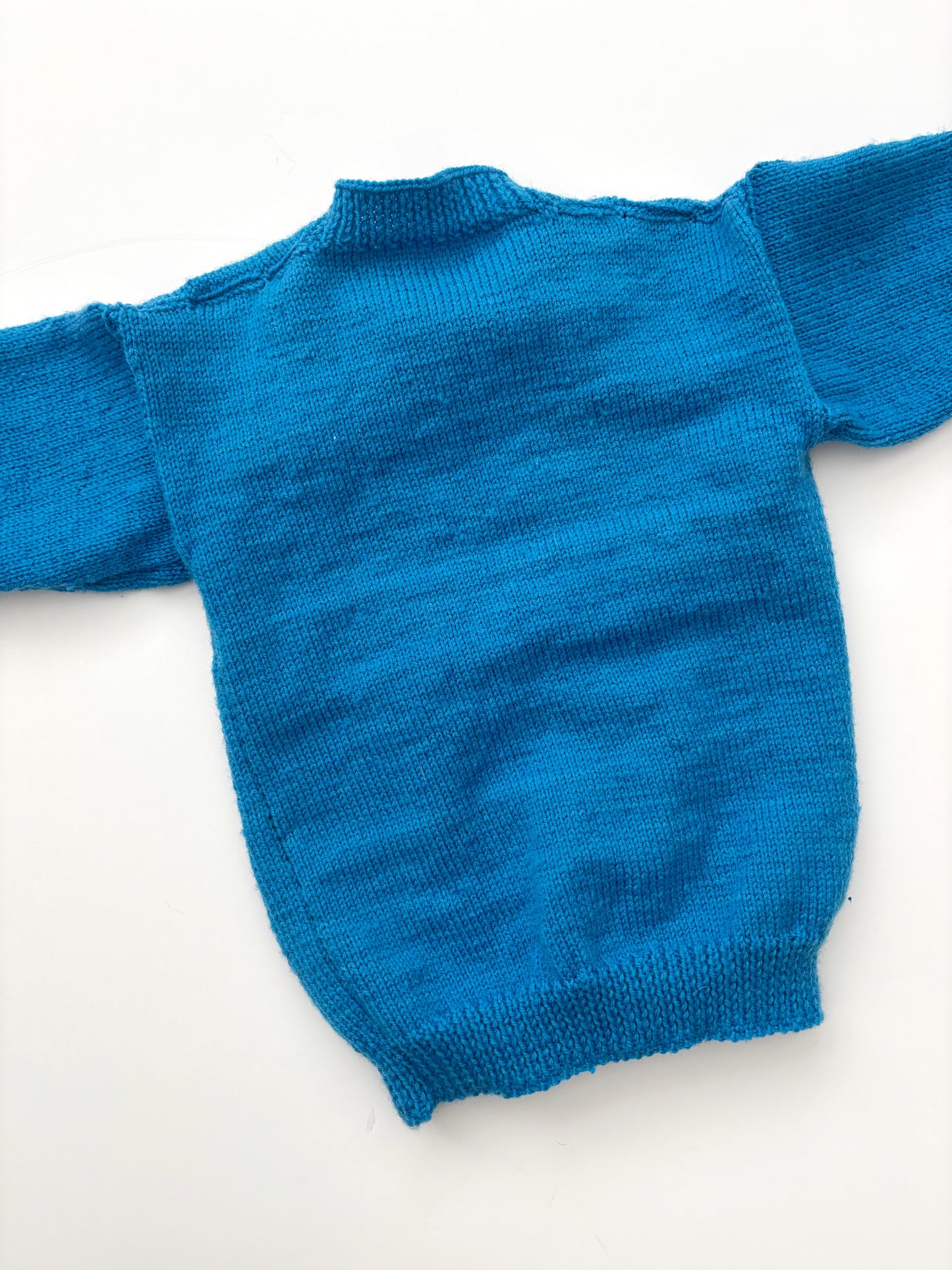 Handknit Mario Jumper Age 3 Years