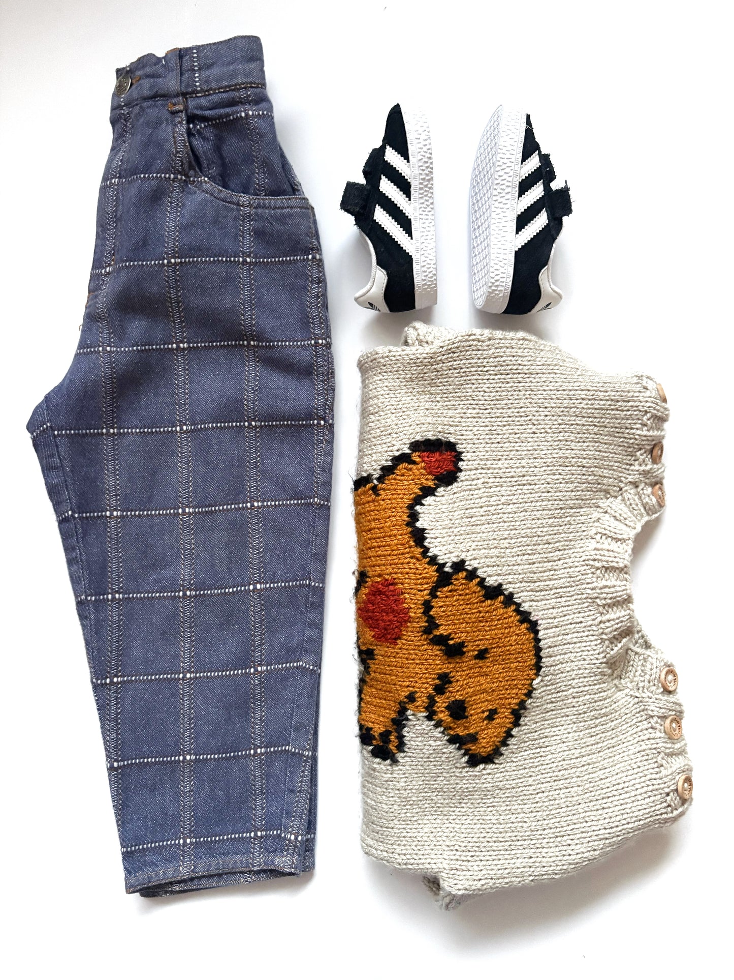 Check Mom/Bubble Jeans Age 3 Years