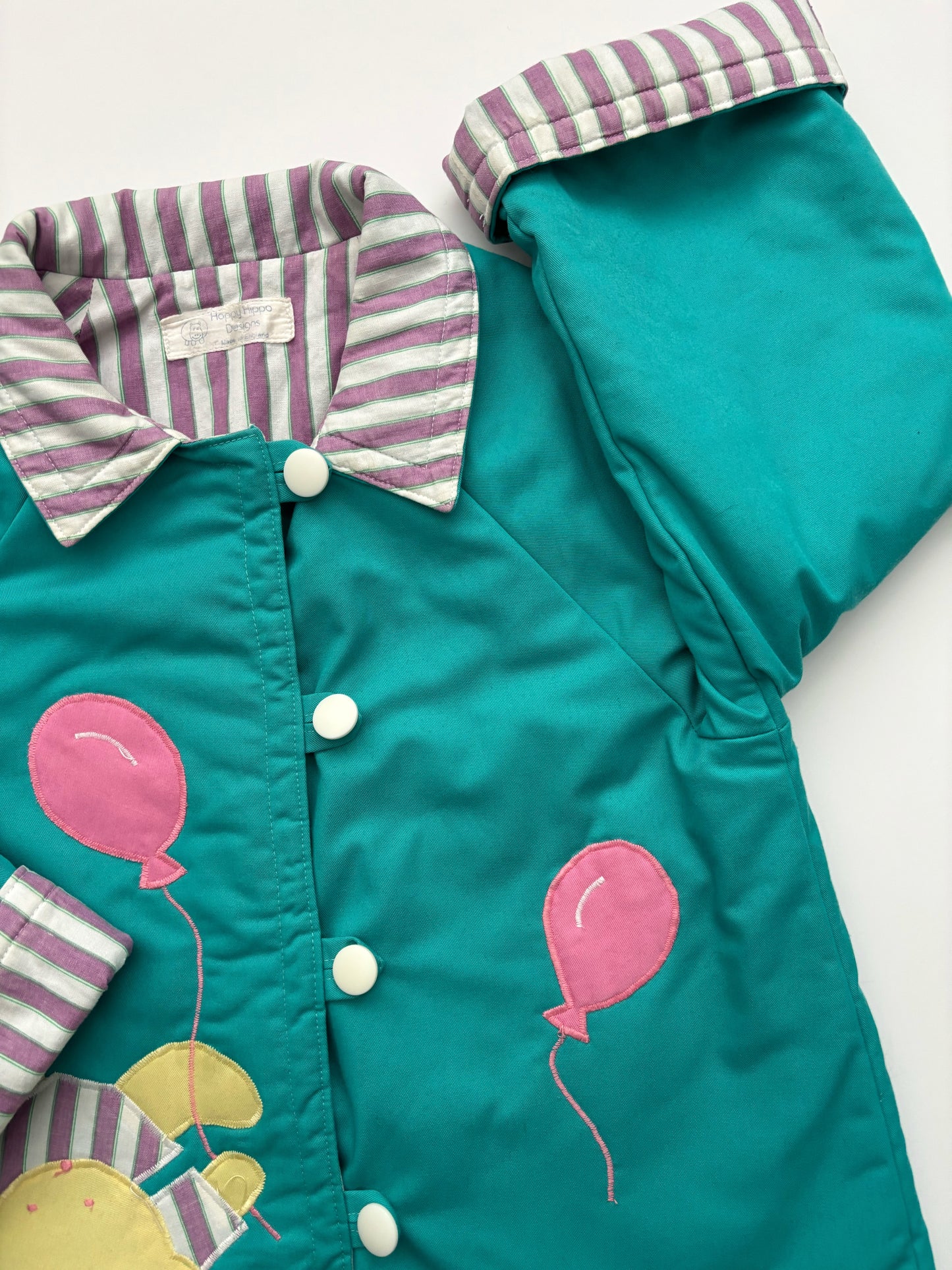 Vintage 90’s Teddybear Quilted Jacket Age 5