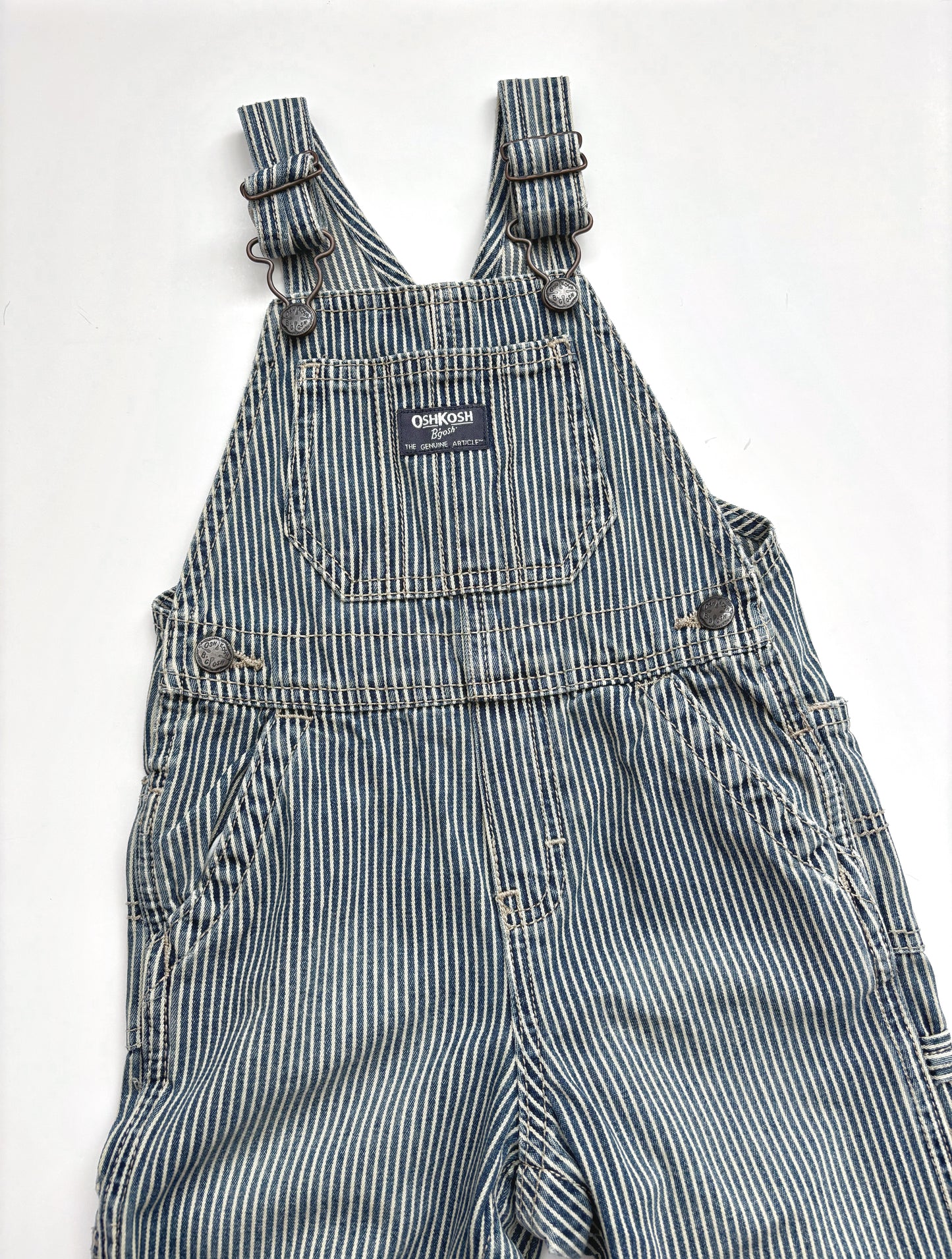 Stripe Oshkosh Dungarees Age 2 Years
