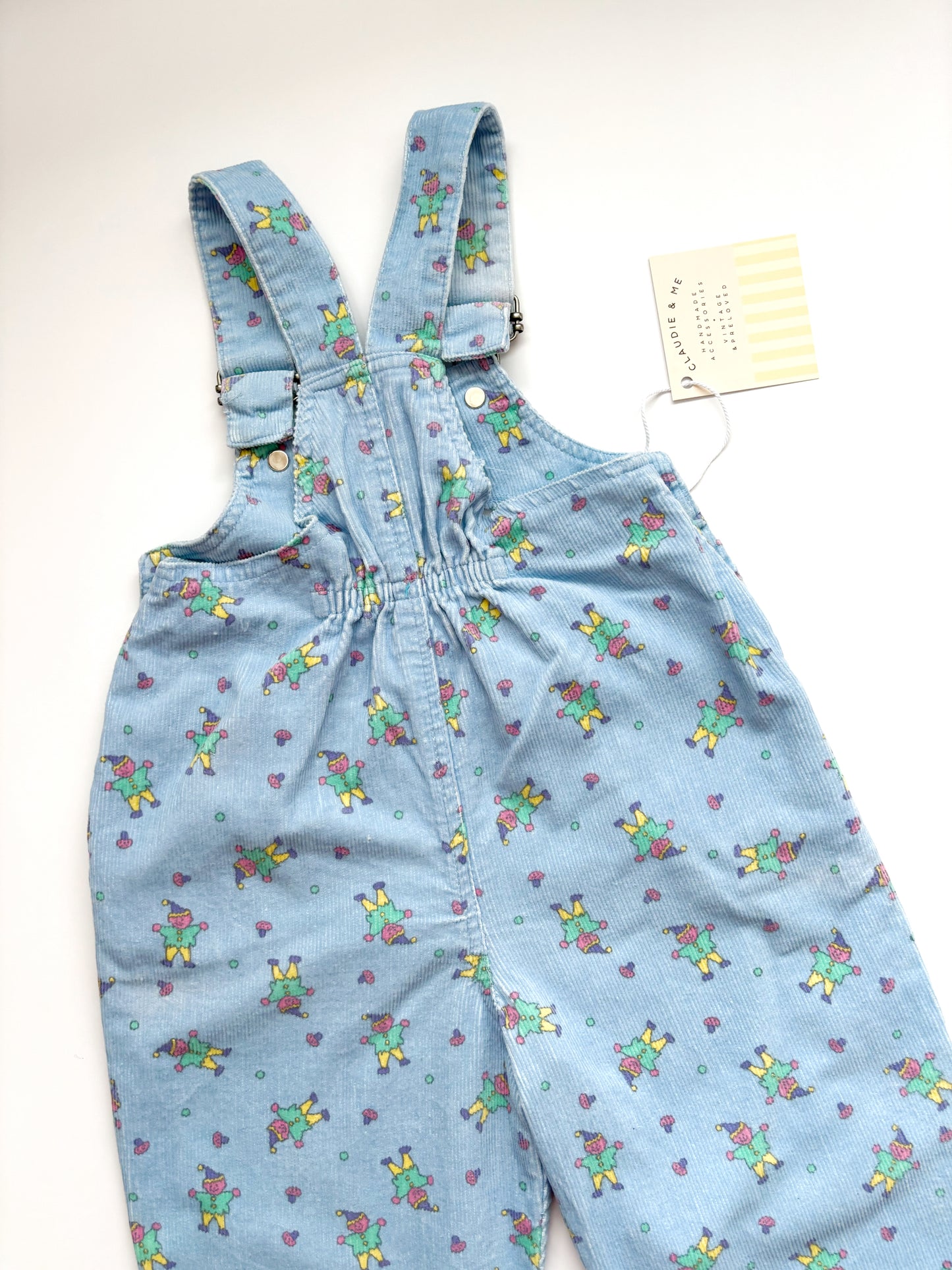 Rare Cartoon Dungarees Age 12 Months