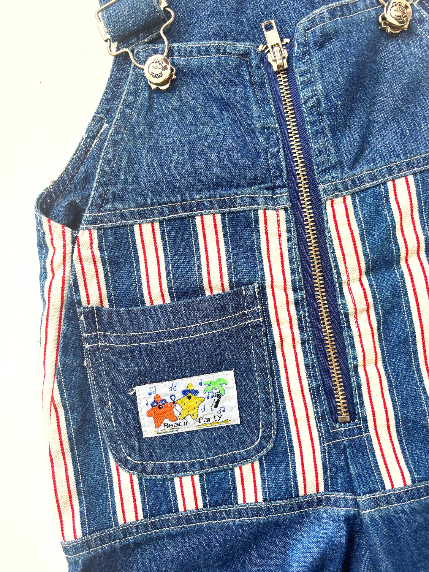 Vintage Kids Denim Dungarees 90’s Age 3-4