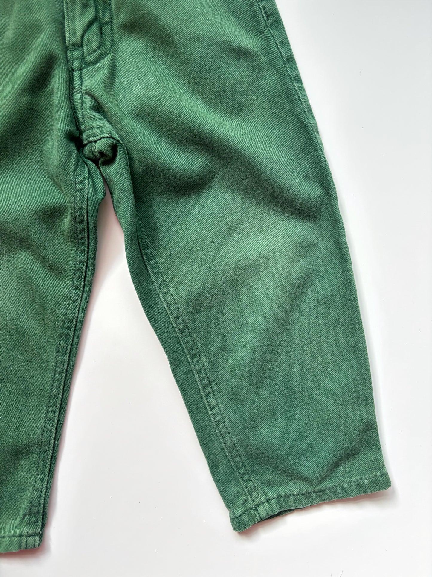 Vintage Green Jeans Age 2-3