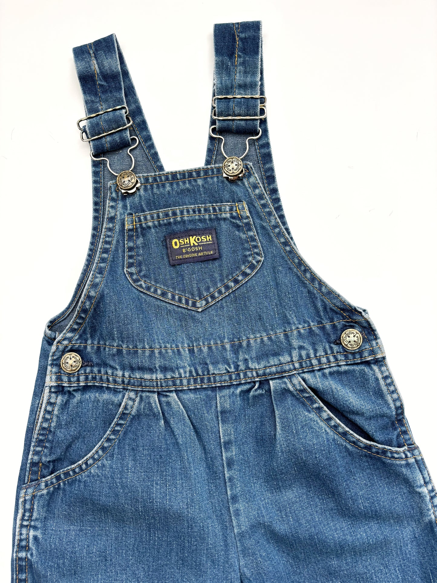Vintage Oshkosh Denim Dungarees Age 3 Years
