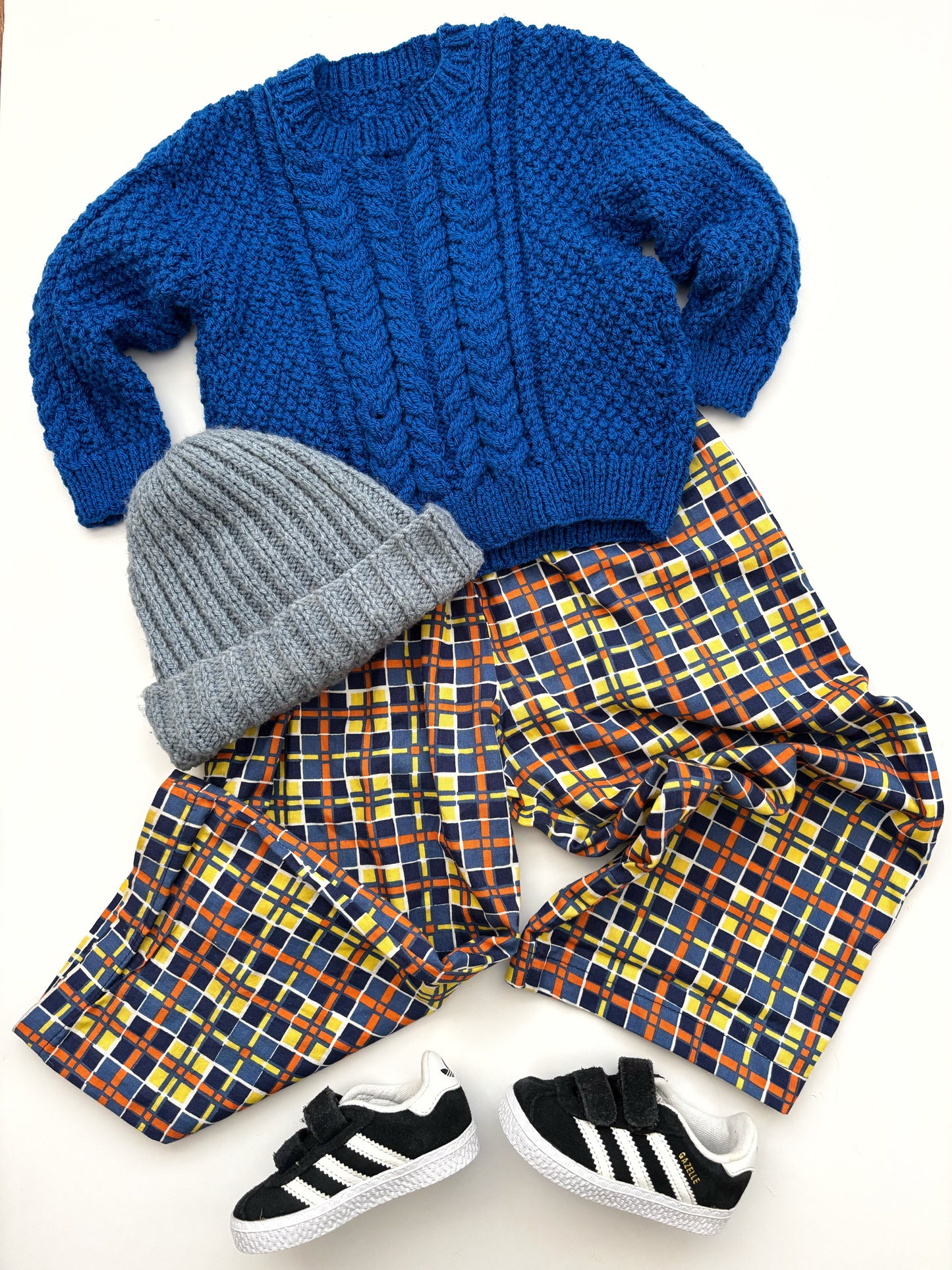 Cable Knit Blue Jumper 9-12 Months