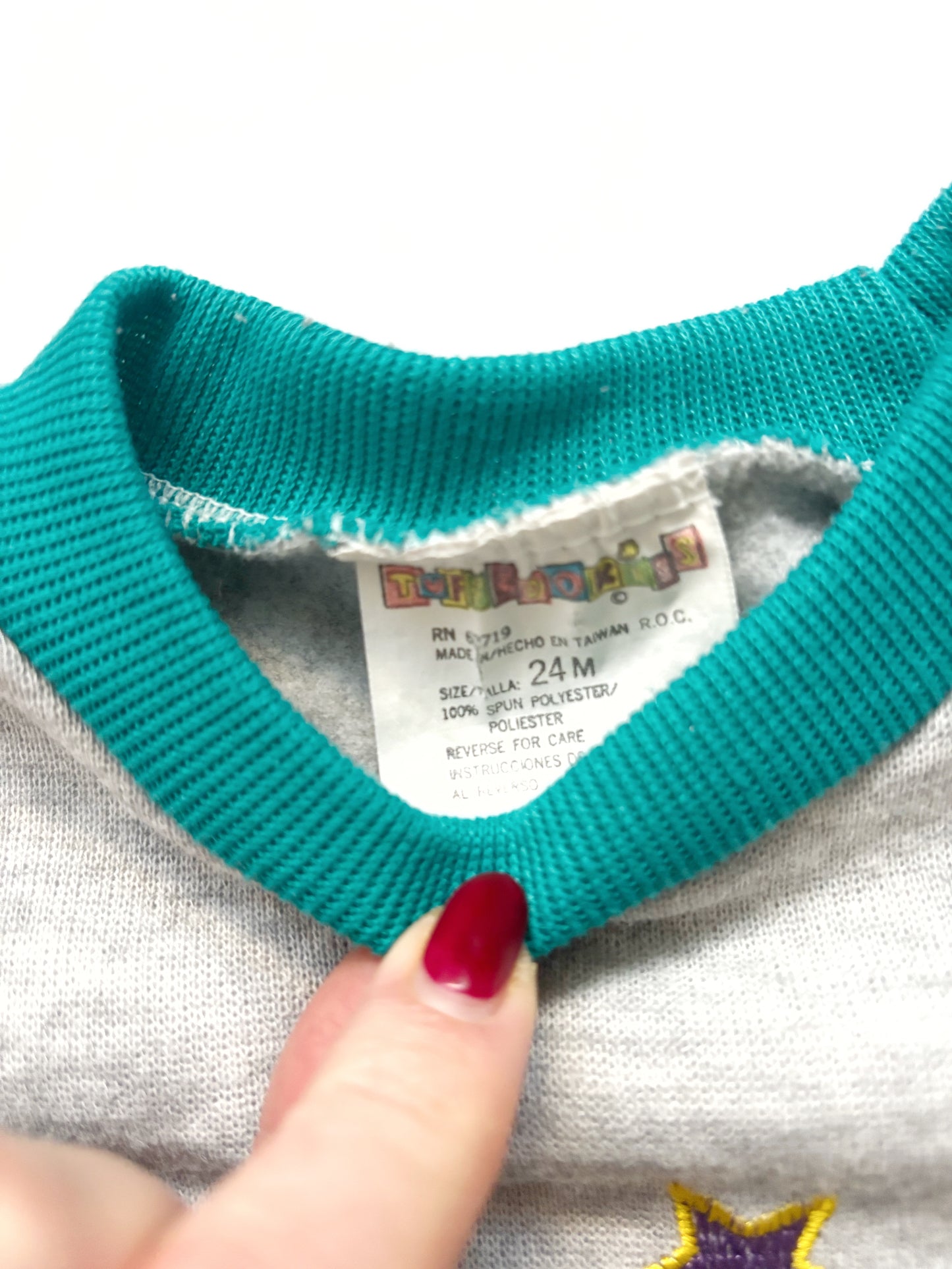 American Vintage Kids Baseball Sweatshirt Age 12 Months