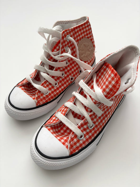 Gingham Converse Trainers