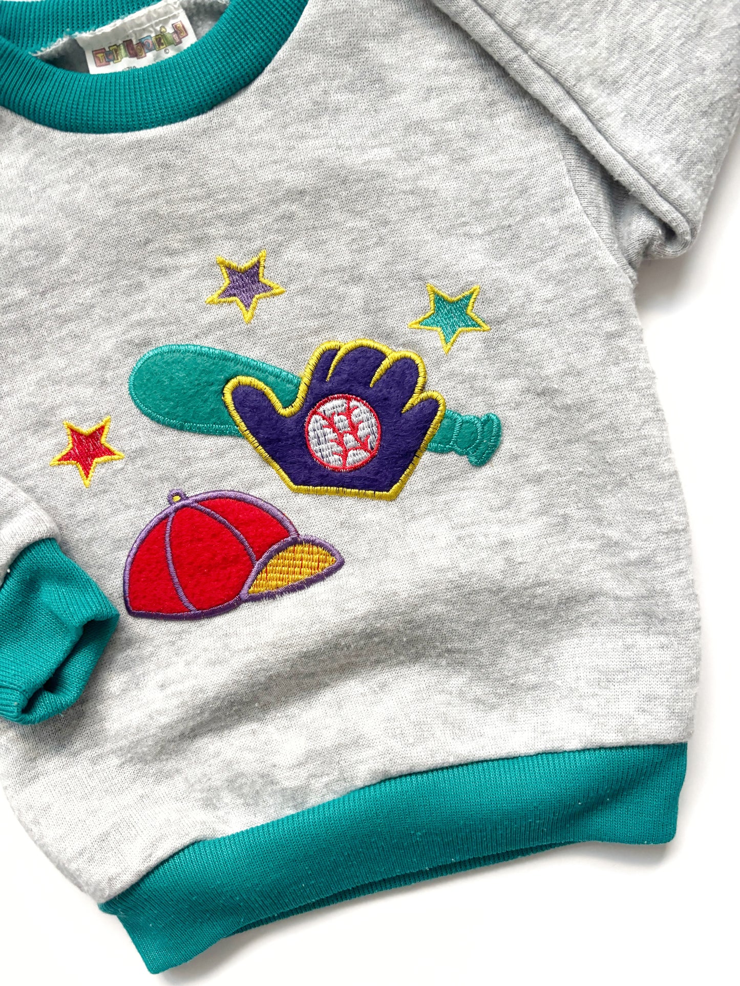 American Vintage Kids Baseball Sweatshirt Age 12 Months