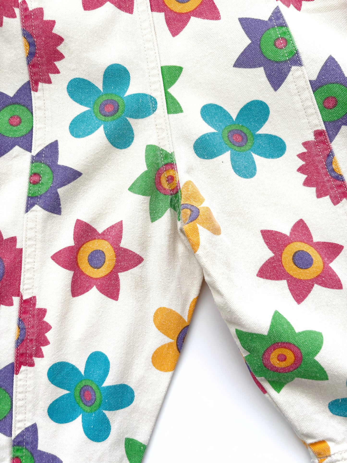 Vintage Floral Dungarees Age 12 Months +