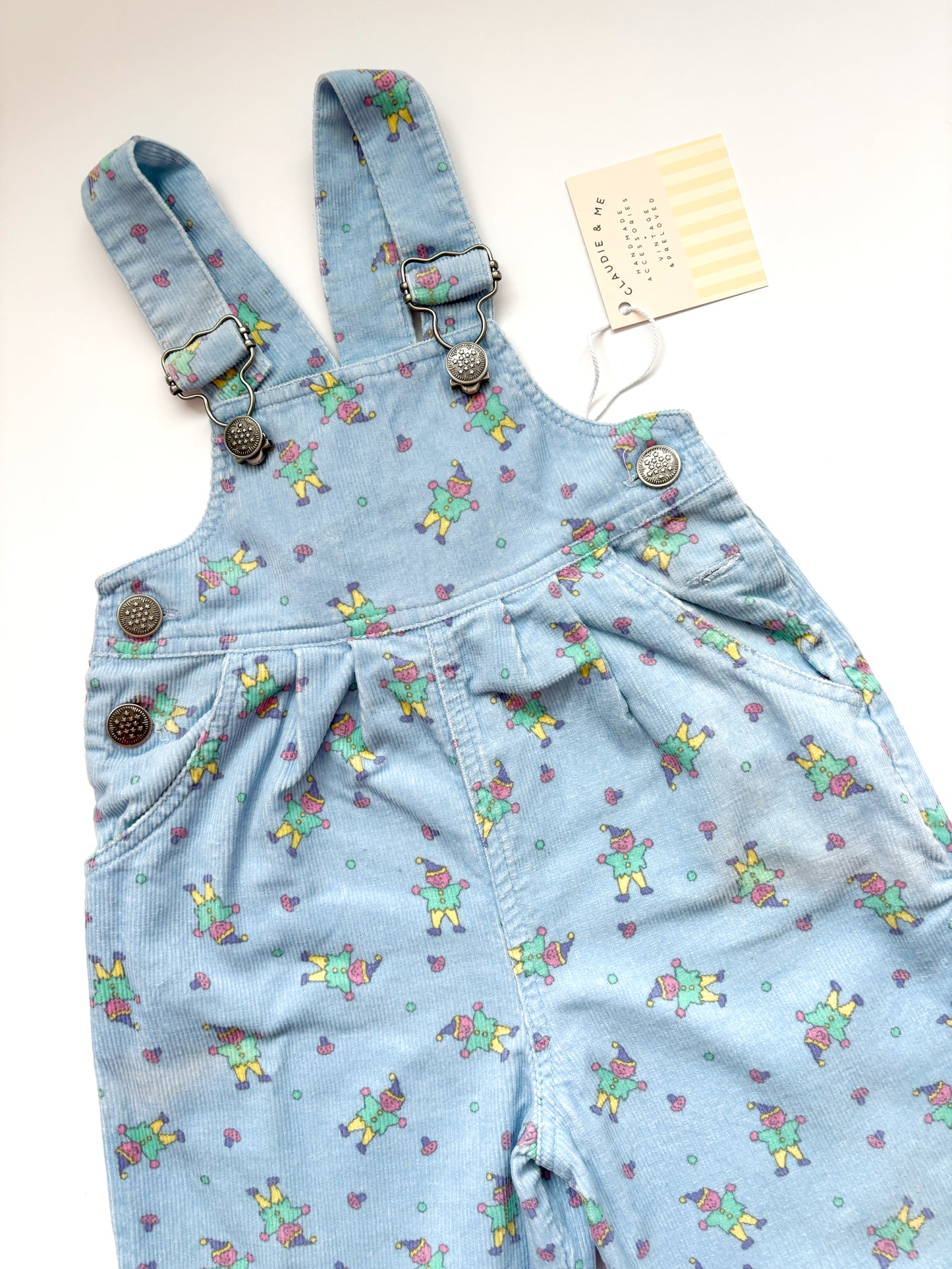 Rare Cartoon Dungarees Age 12 Months