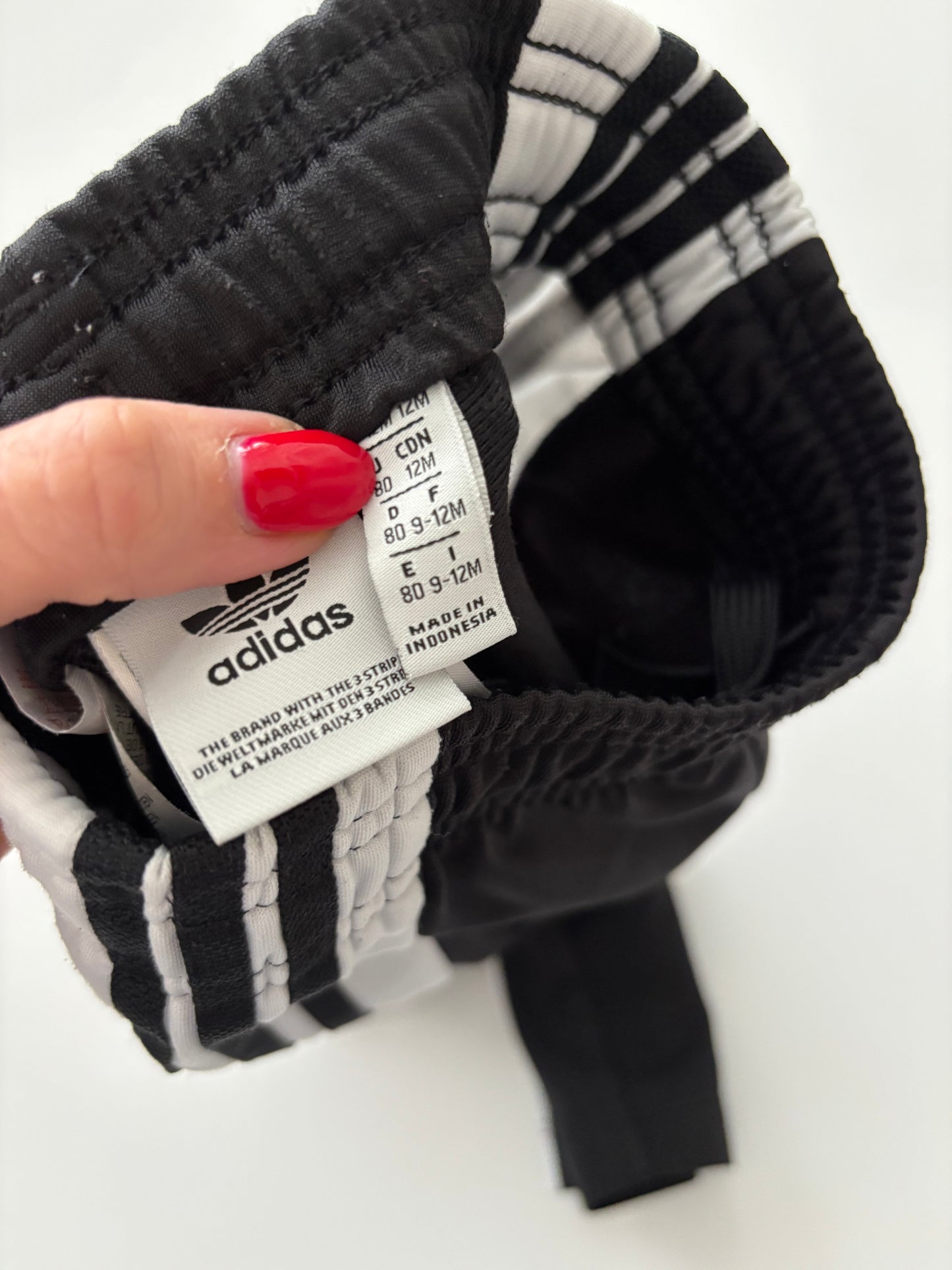 Vintage Adidas Poppers Age 9-12 Months