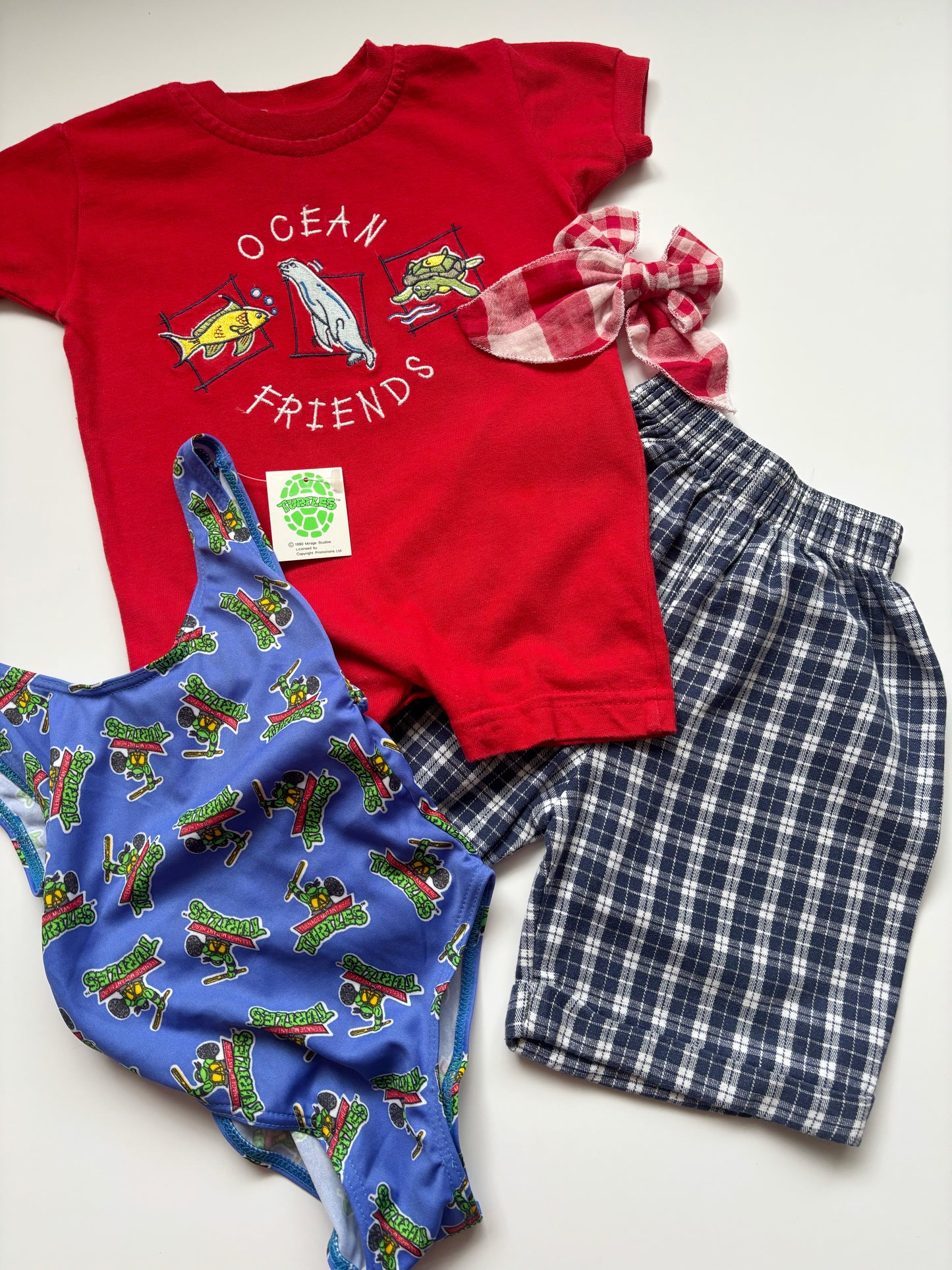 Ocean Friends Vintage 90’s Romper 6-12 Months