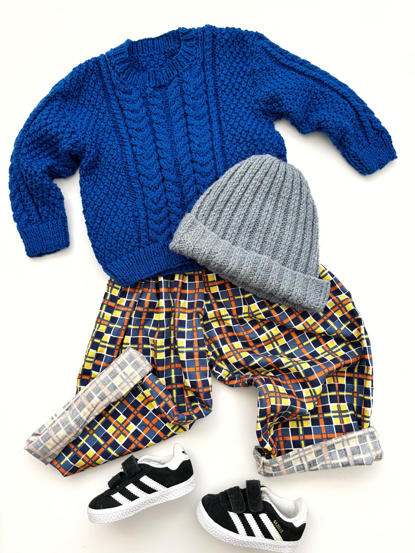 Vintage Check Trousers Age 3 Years