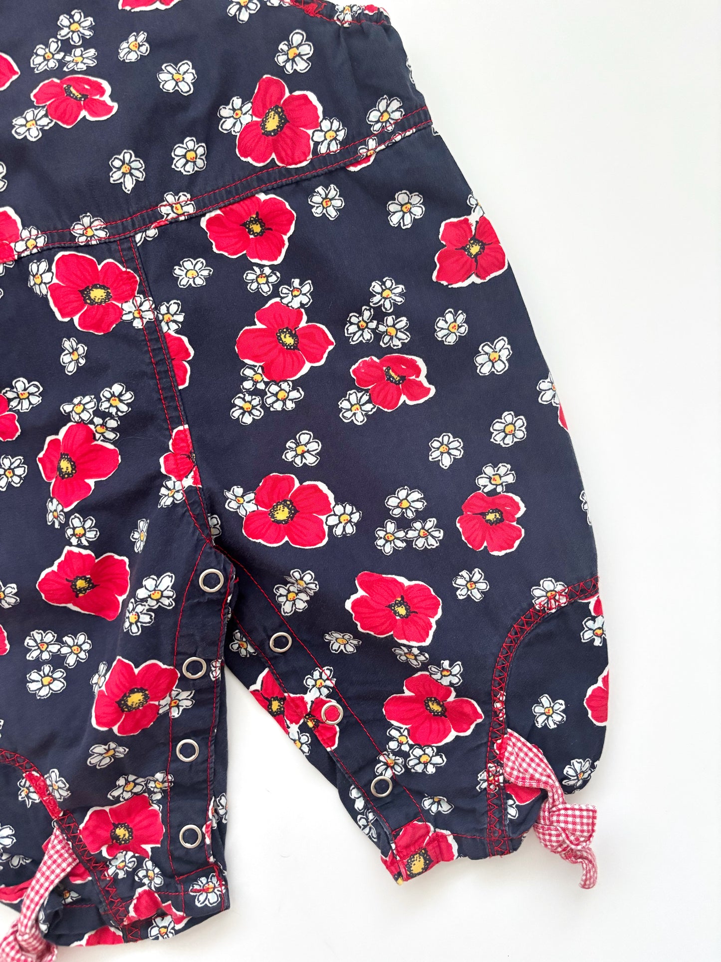 Vintage Poppy Dungarees Age 6-12 Months