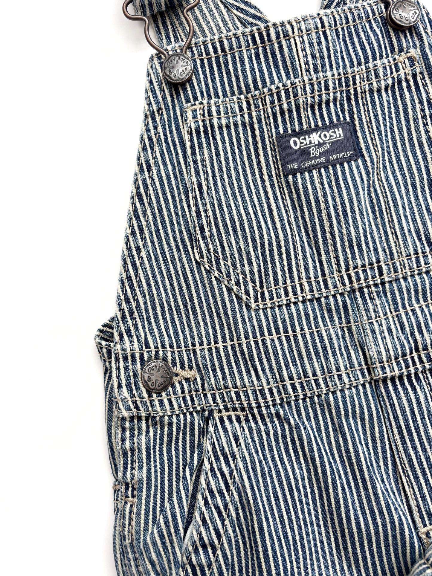 Stripe Oshkosh Dungarees Age 2 Years