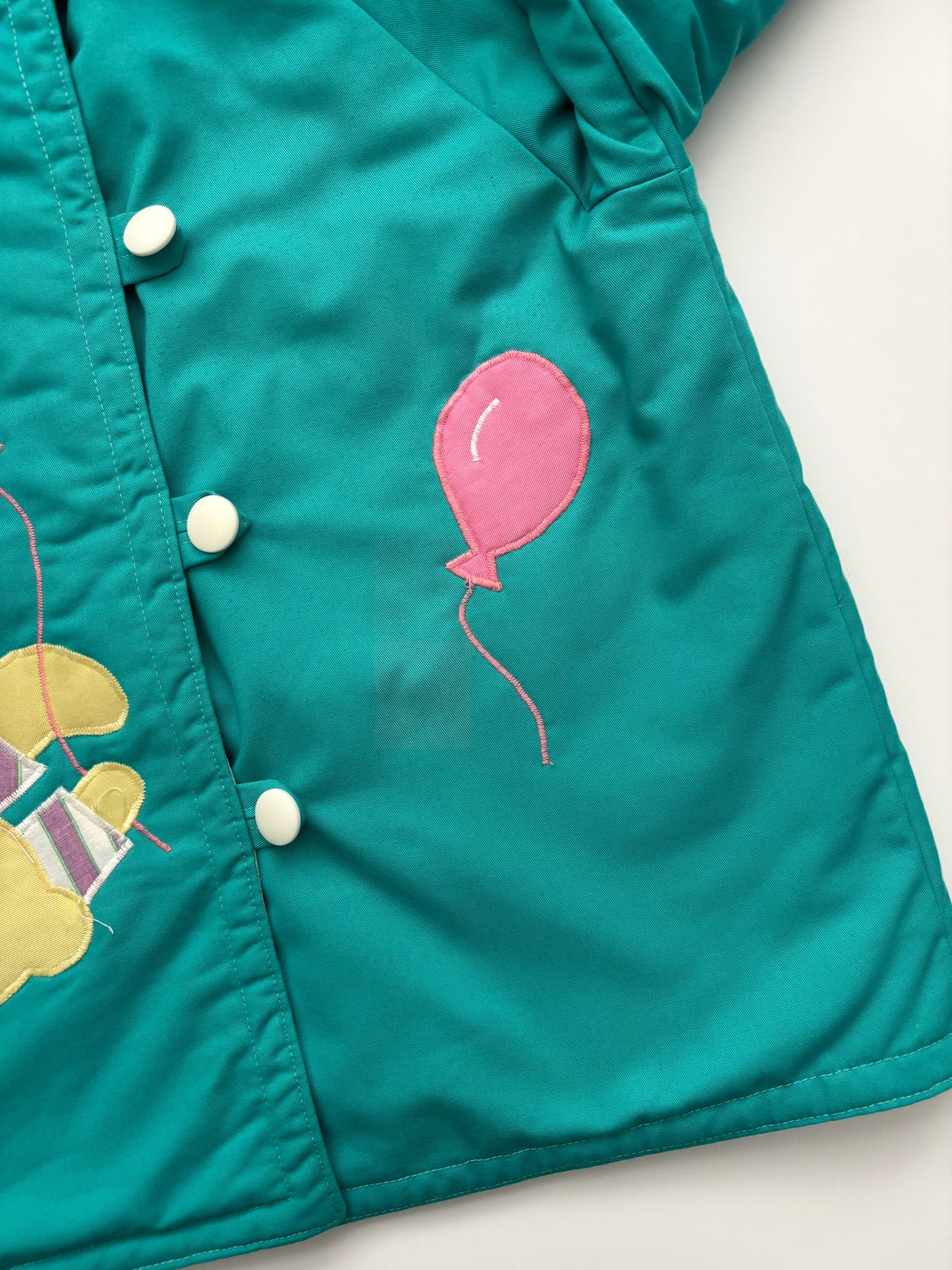 Vintage 90’s Teddybear Quilted Jacket Age 5