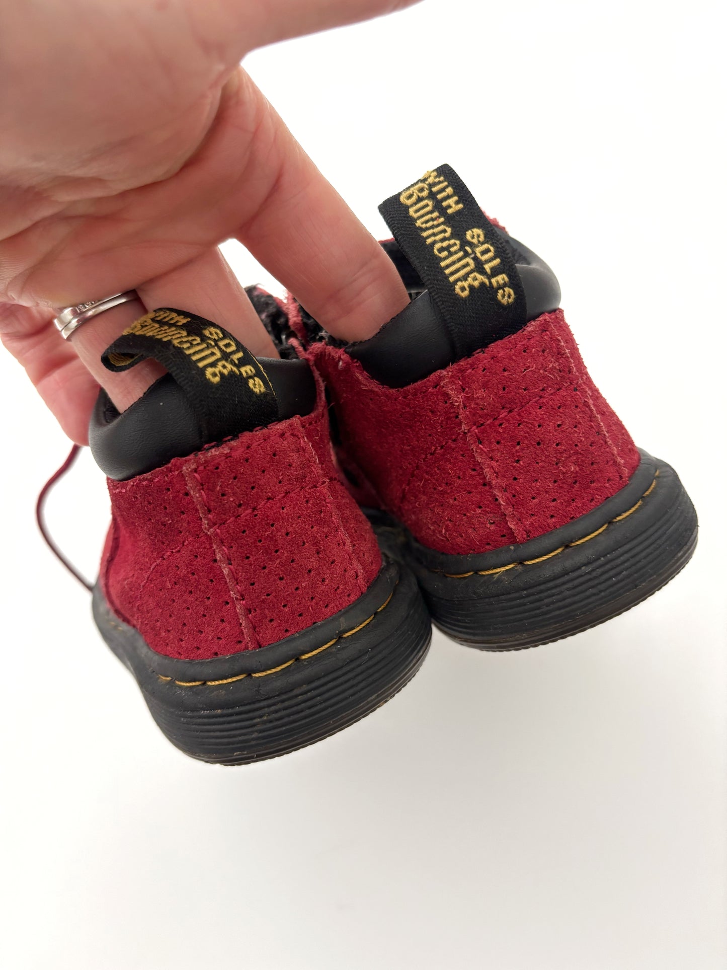 Red Dr Marten’s Size Infant 5