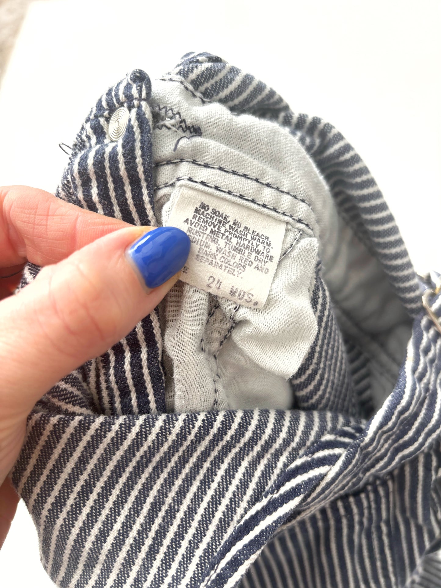 Stripe Oshkosh B’Gosh Dungarees Age 18-24 Months