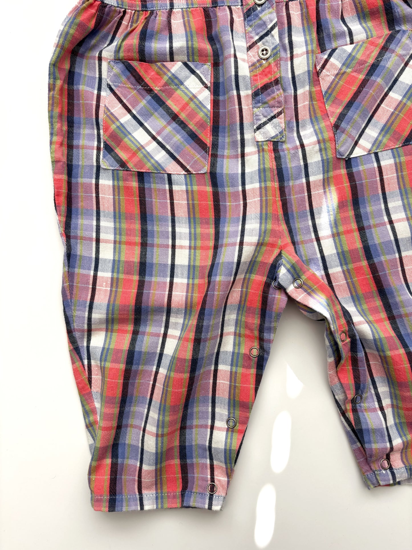 Vintage Check Romper Age 12-18 Months