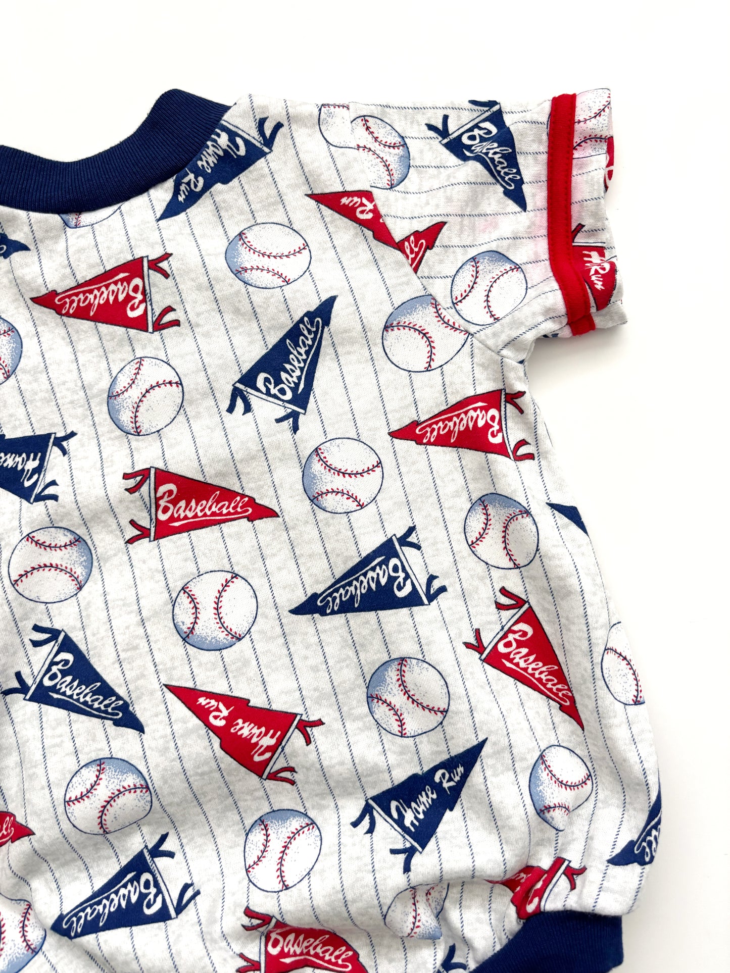 Vintage Healthtex Baseball Romper 18 Months