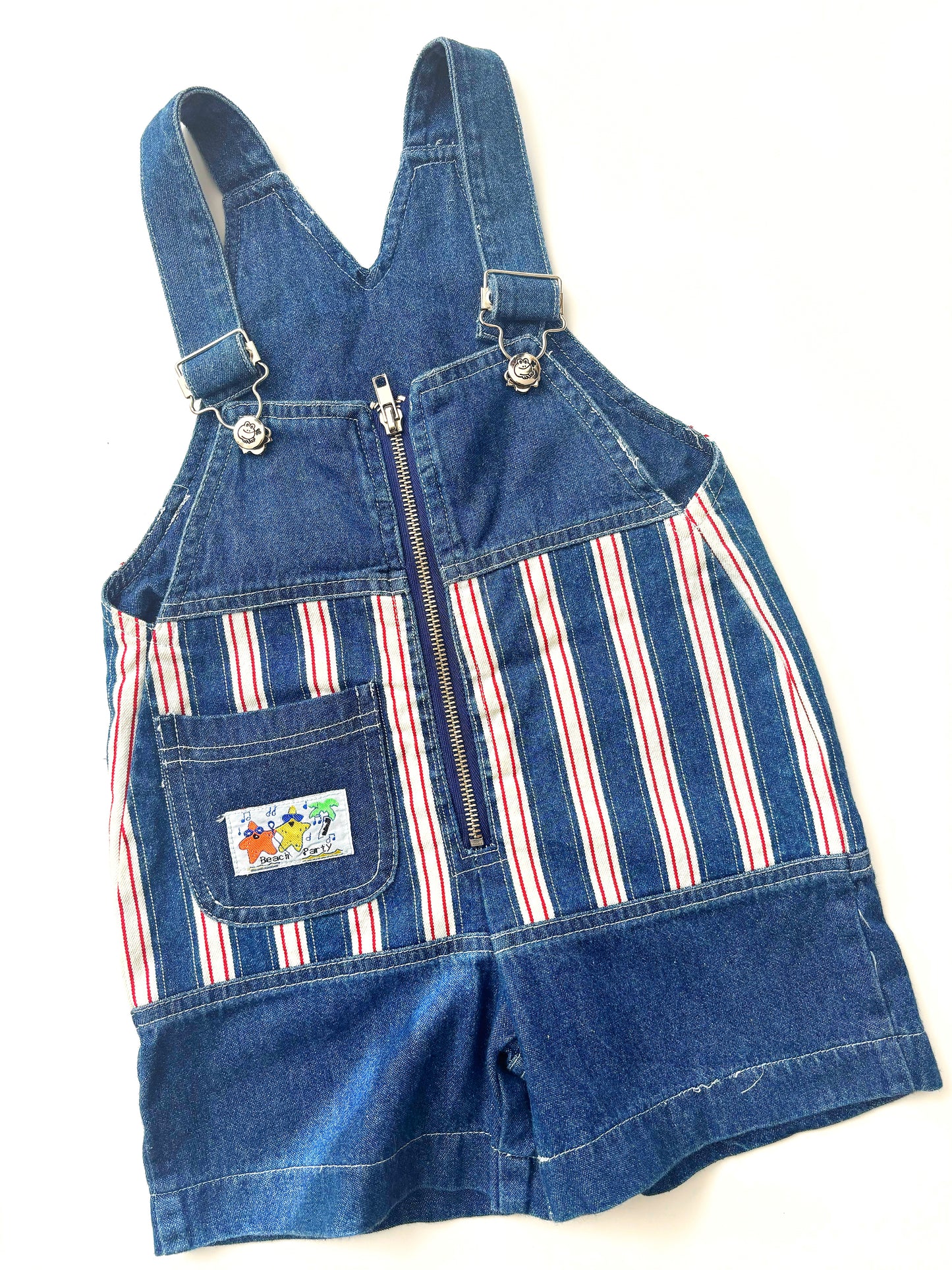 Vintage Kids Denim Dungarees 90’s Age 3-4