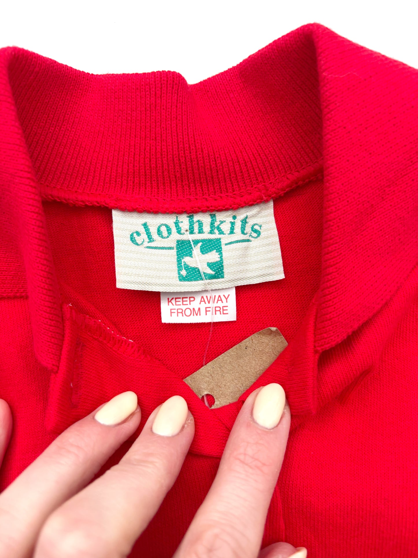 Vintage Red Clothkits dress Age 4 Years