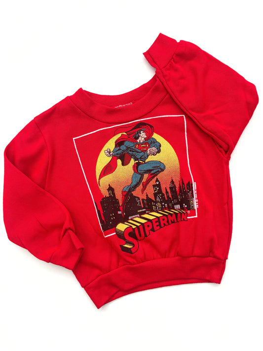 Vintage Superman Sweatshirt Age 2