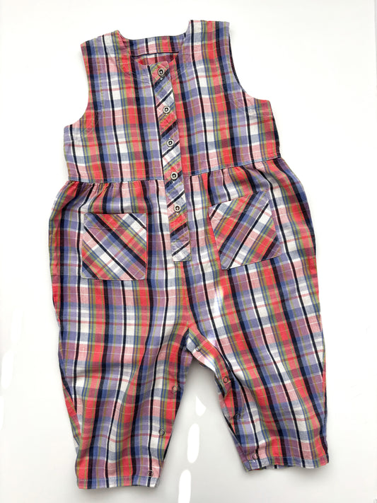 Vintage Check Romper Age 12-18 Months
