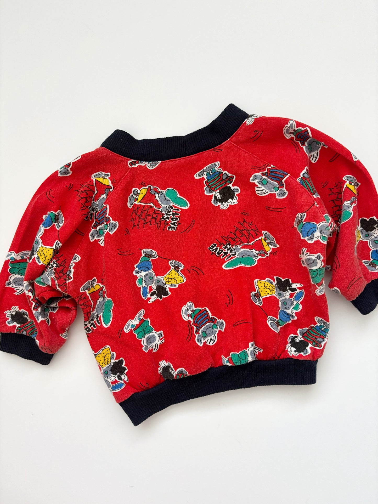 Vintage Jersey Cardigan Age 18 Months