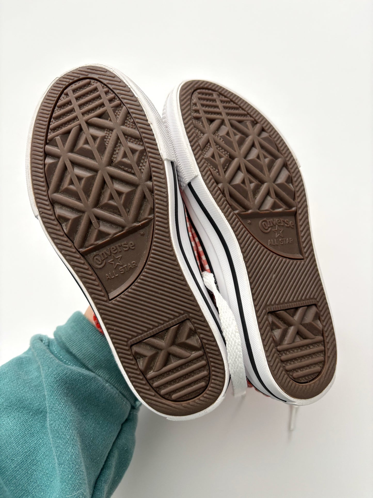 Gingham Converse Trainers