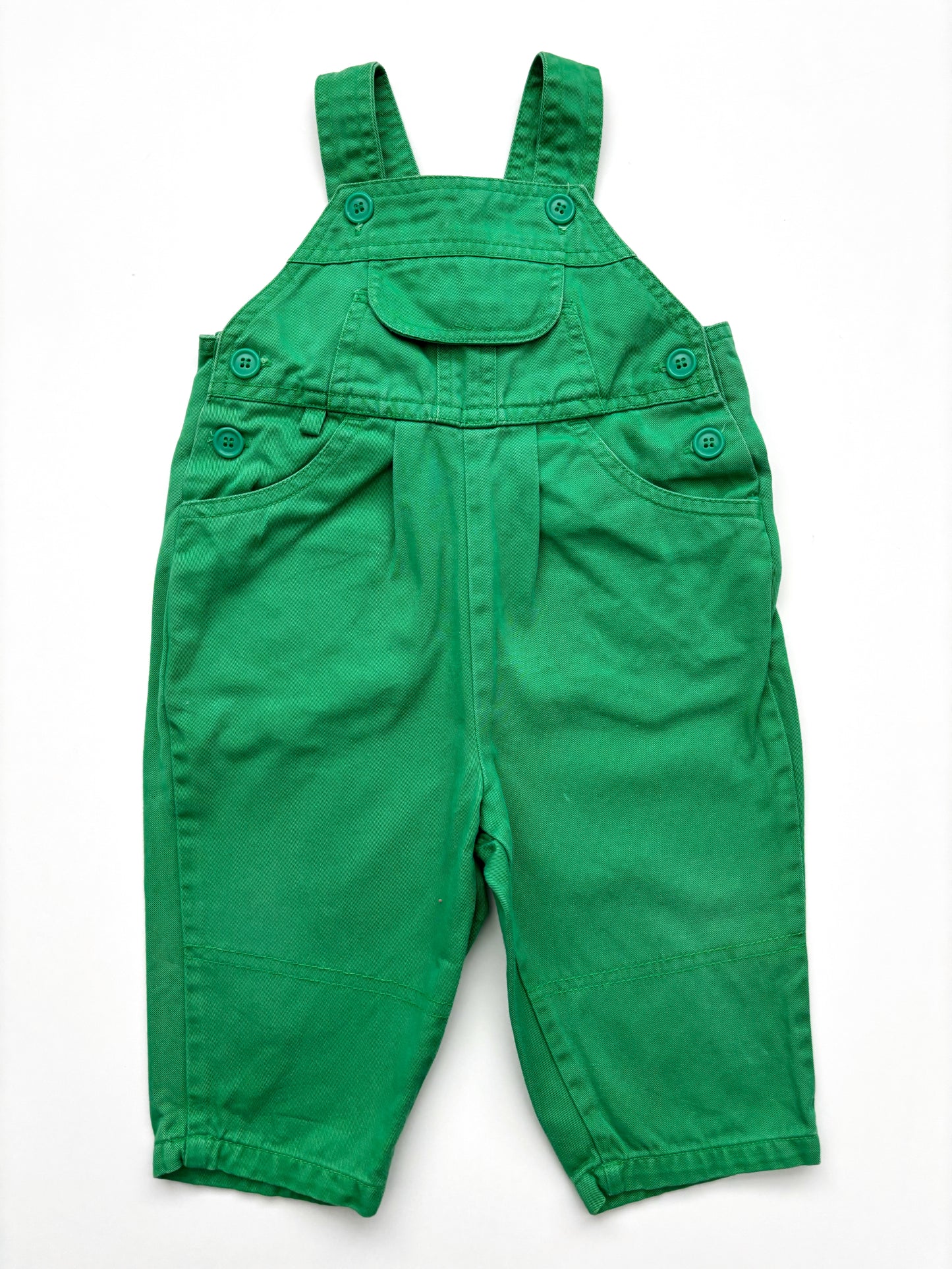 Green Adams Dungarees Age 0-6 Months