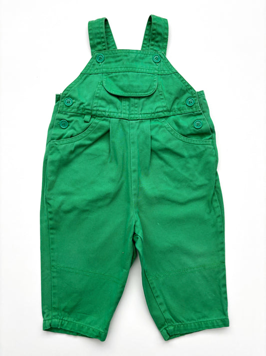 Green Adams Dungarees Age 0-6 Months