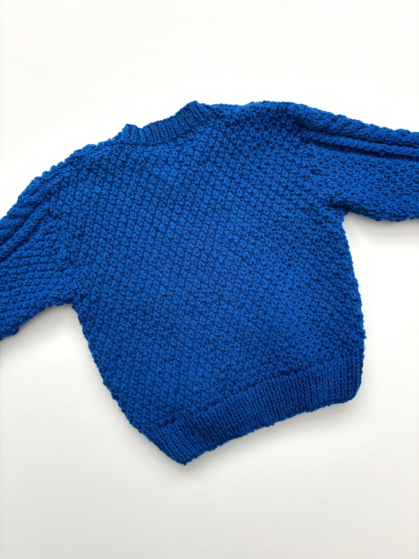 Cable Knit Blue Jumper 9-12 Months