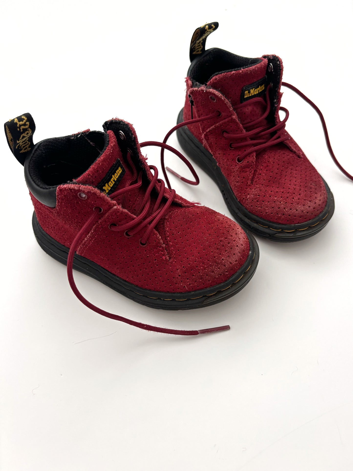 Red Dr Marten’s Size Infant 5