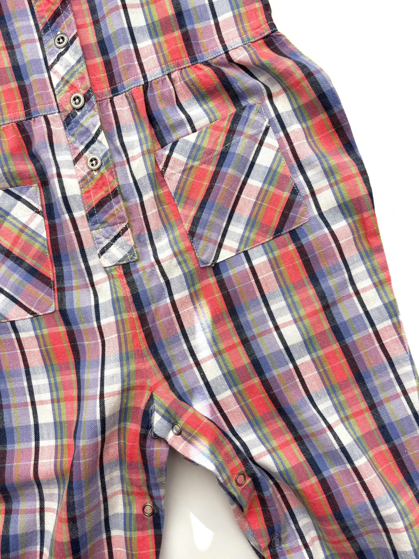 Vintage Check Romper Age 12-18 Months