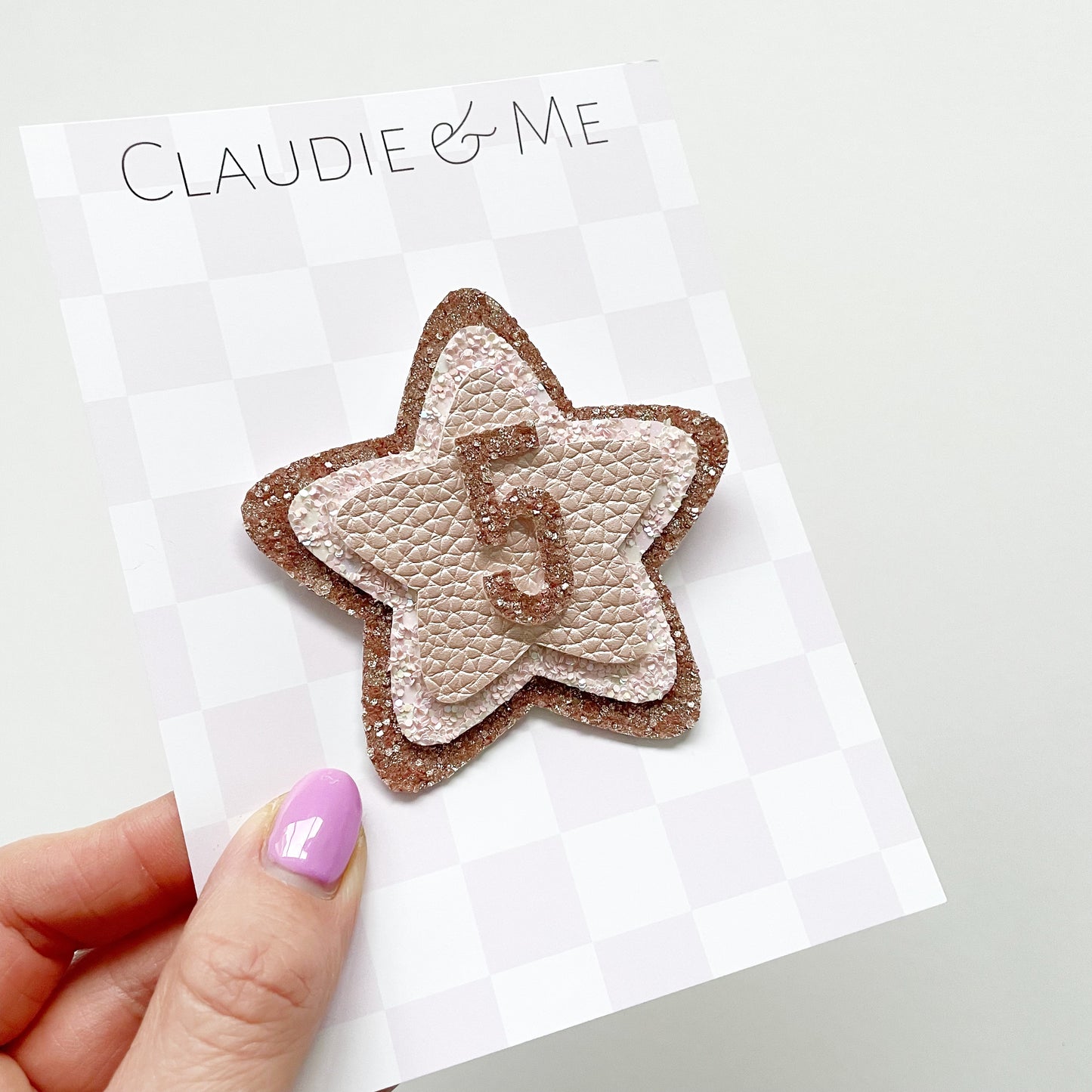 Glitter Age Birthday Badge